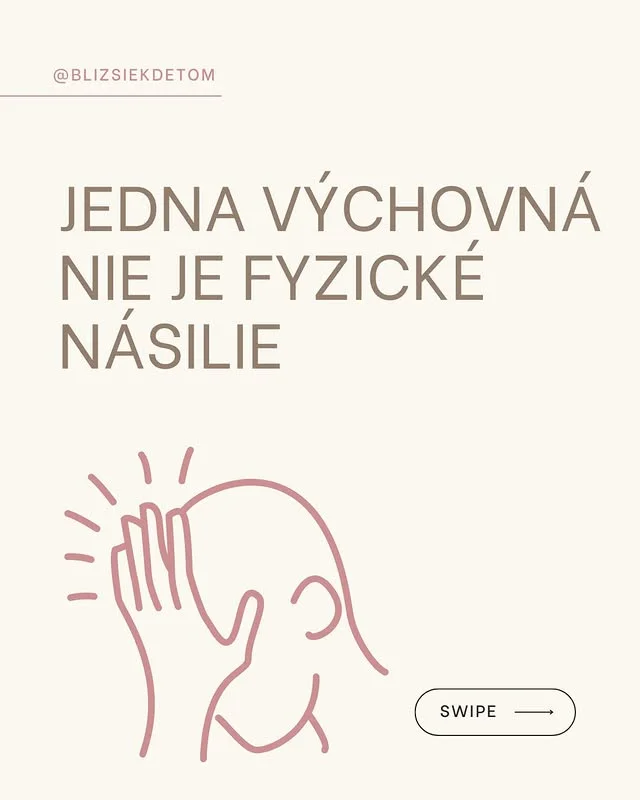 Jedna výchovná nie je násilie