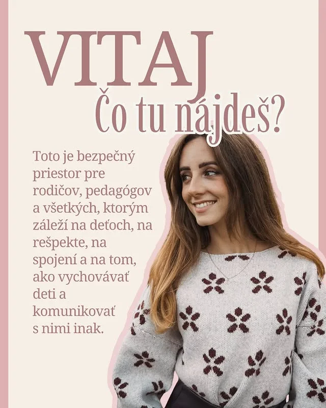 Vitaj, toto tu nájdeš